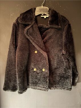 Vintage David Dart Faux Fur Jacket-Small